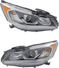 Halogen Headlight Driver and Passenger Side for Honda Accord Sedan F76107