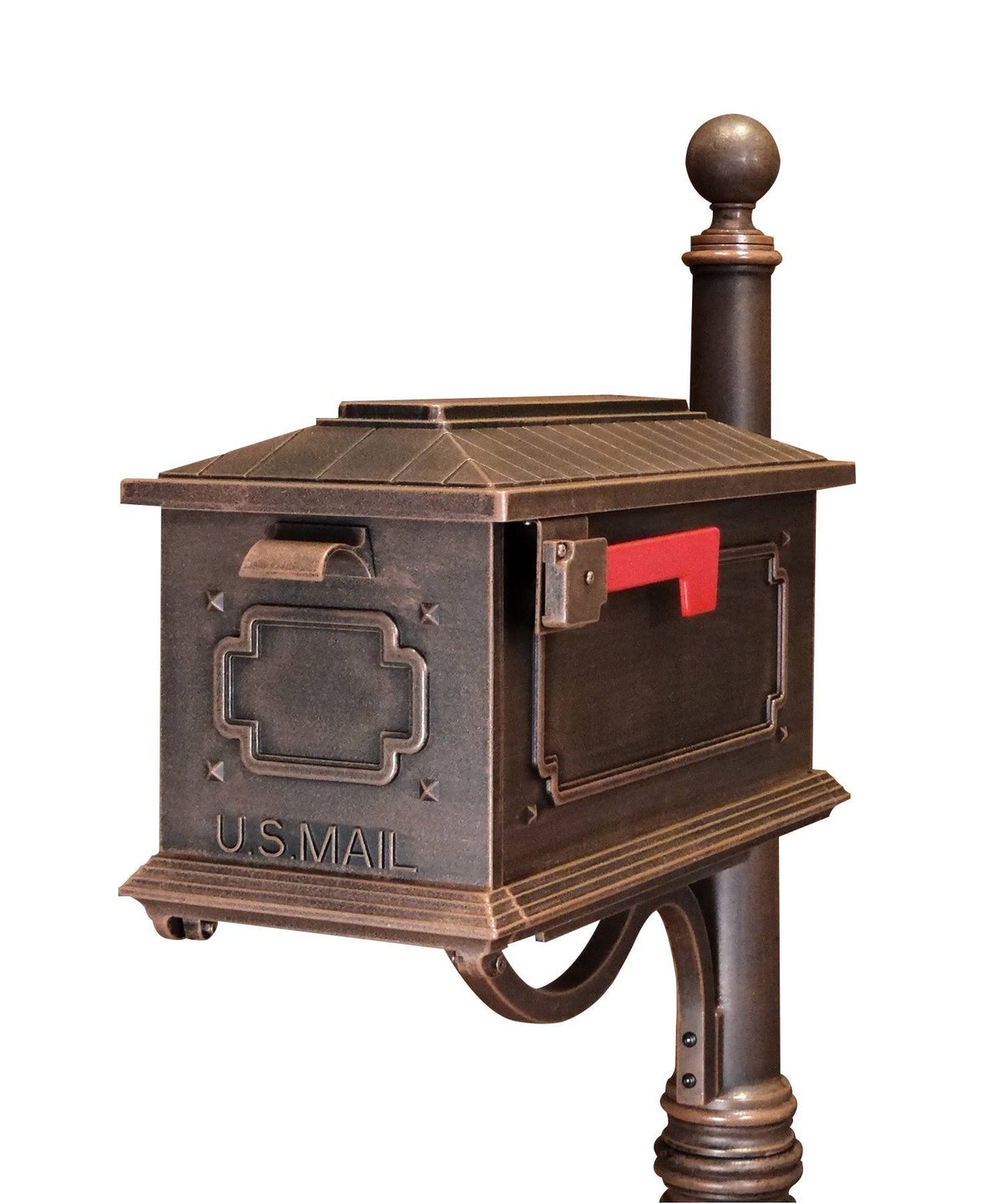 Copper Curbside Mailbox Q9228
