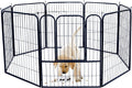 Dog Playpen Outdoor with Doors L447419