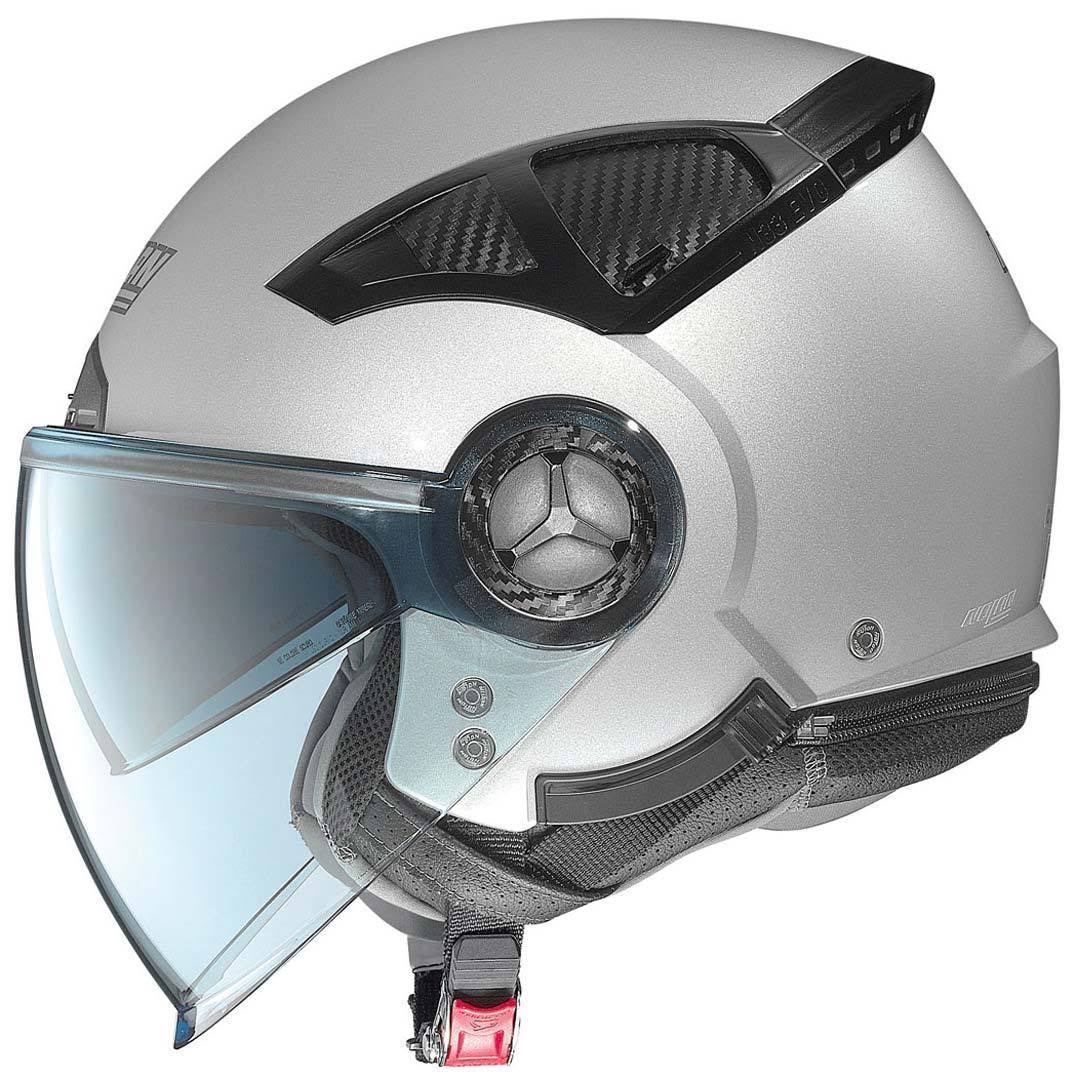 Scratched Chrome Helmet Size L E8933