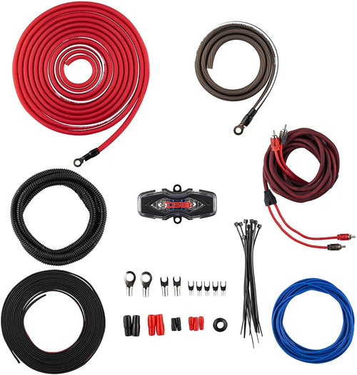 0 Gauge Amp Kit Amplifier Install Wiring Cables H80503