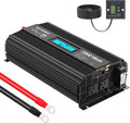 2000Watt DC 12V to 120V AC Car Power Inverter with 2 AC Outlets and LCD Display B261