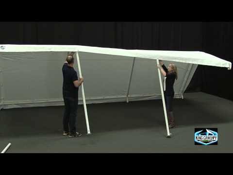 10x20 Canopy with Tan/White Cover F381