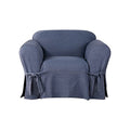 Indigo Cotton Sofa Slipcover A947045