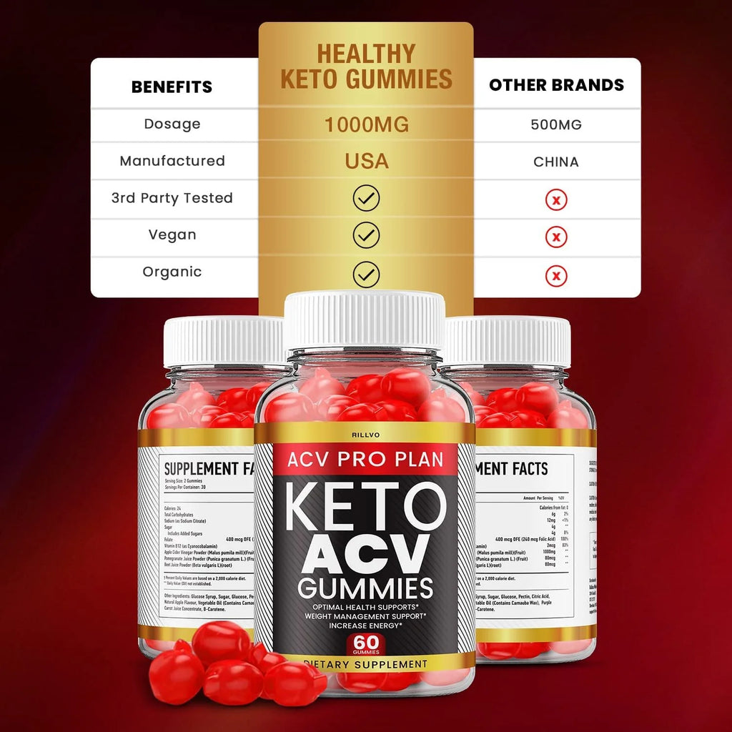 2 Pack ACV Keto Gummies Dietary Supplement 120 Gummies S44220