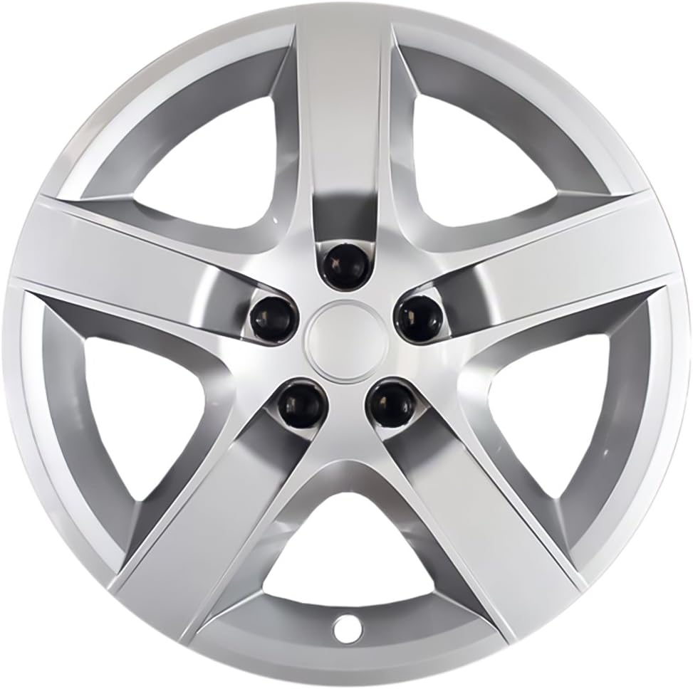 17 inch Silver Snap On Wheel Covers (Pack of 4) B833