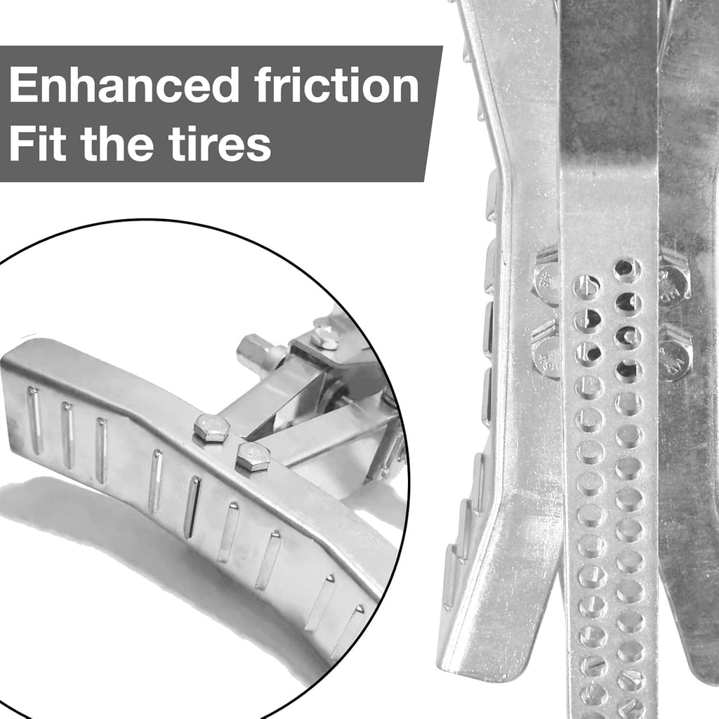 Camper Wheel Chock Stabilizer 2 Sets, RV Tire Scissor Locking X Chock, Pack of 2 A3005
