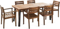 7-Pcs Acacia Wood Outdoor Dining Set B85053