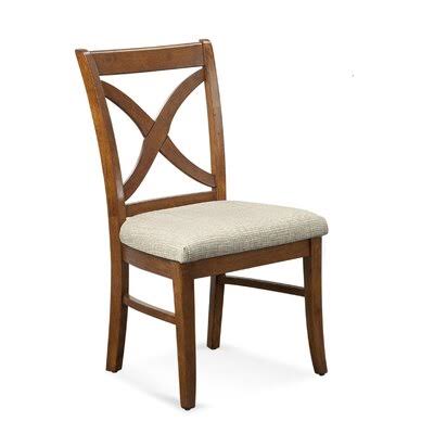 Caribbean Finish Light Blue Performance Fabric Cross Back Side Chair M1885