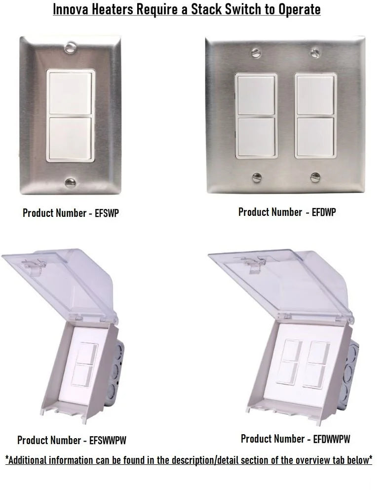 Outdoor Wall Mount Electric Infrared Heater R9155