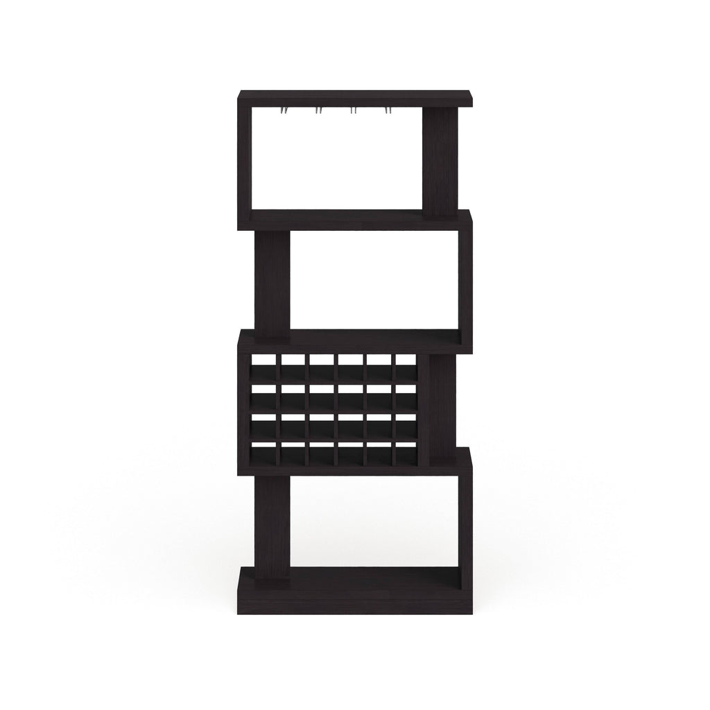 White Oak 4-Tier Bar Cabinet B1103