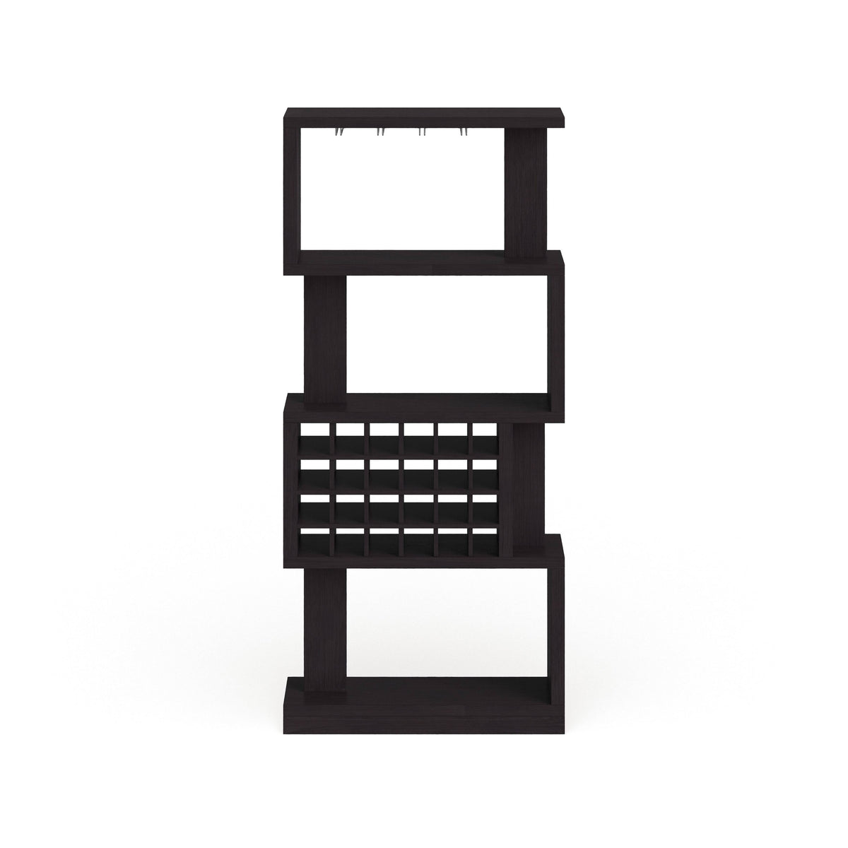 White Oak 4-Tier Bar Cabinet B1103