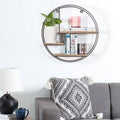 3 Piece Mango Wood Accent Shelf P481494