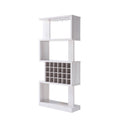 White Oak 4-Tier Bar Cabinet B1103