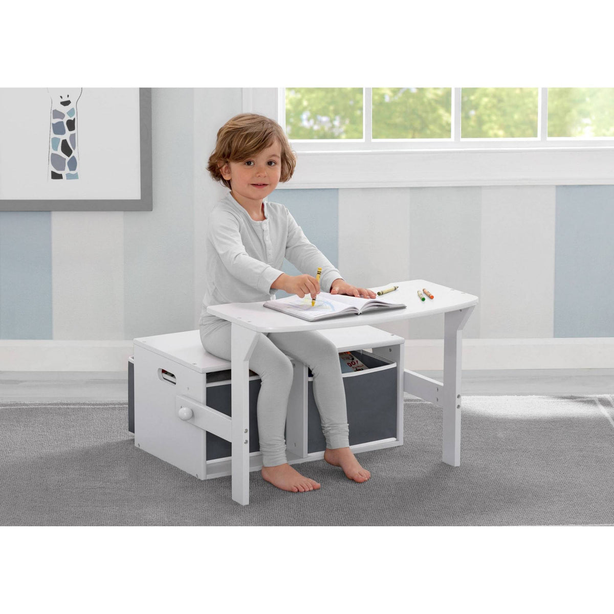 Bianca White Activity Bench A685832