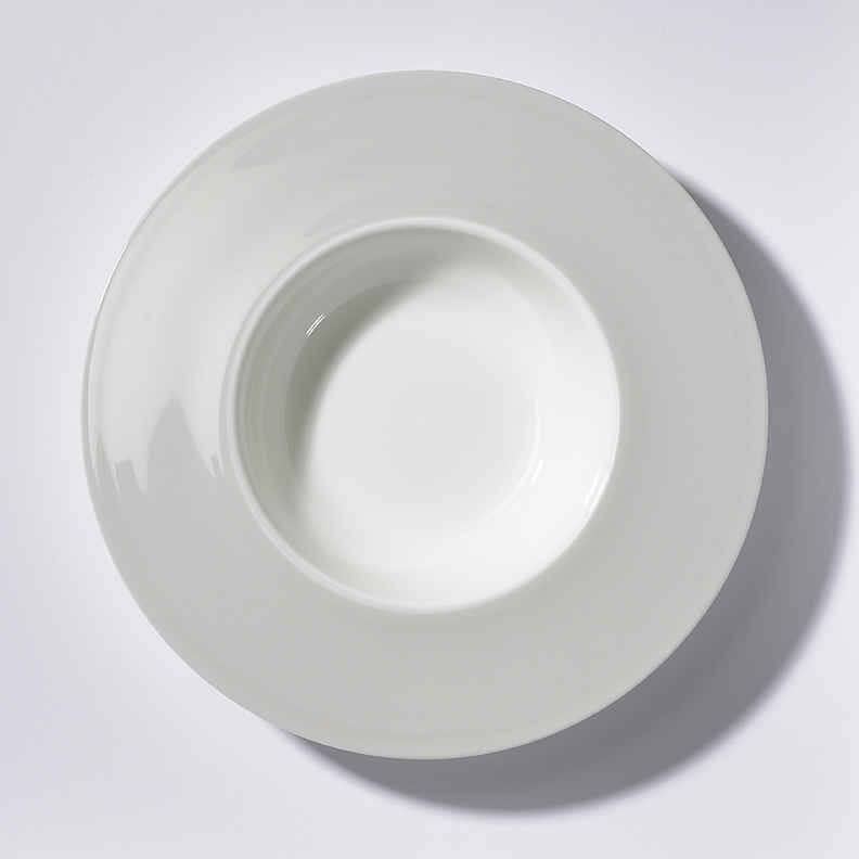 Deep Plate Wide Rim Light Grey R45999