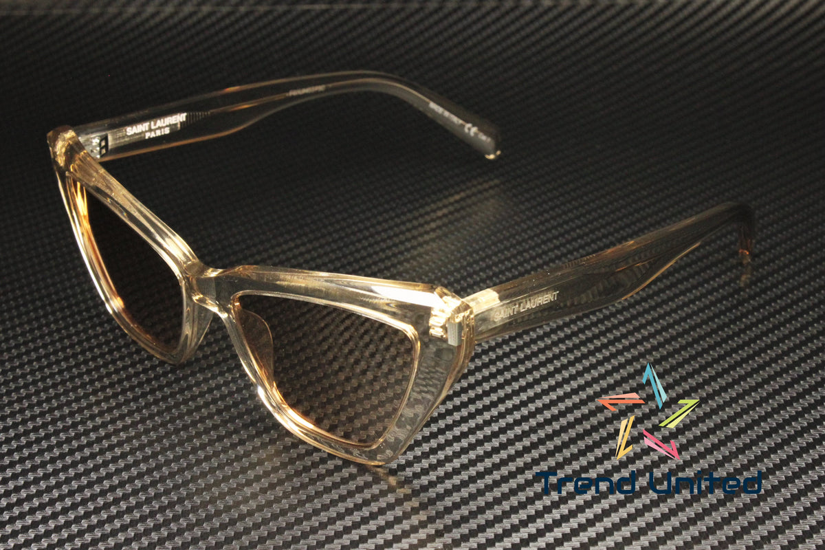 Cat Eye Nude Shiny Brown 54 mm Sunglasses N344