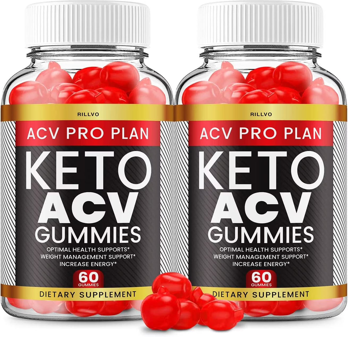 2 Pack ACV Keto Gummies Dietary Supplement 120 Gummies S44220