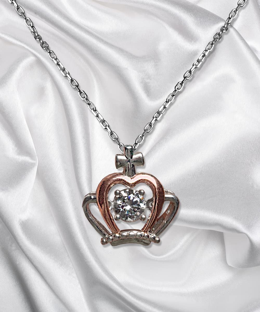Wife Crown Pendant Necklace M4848