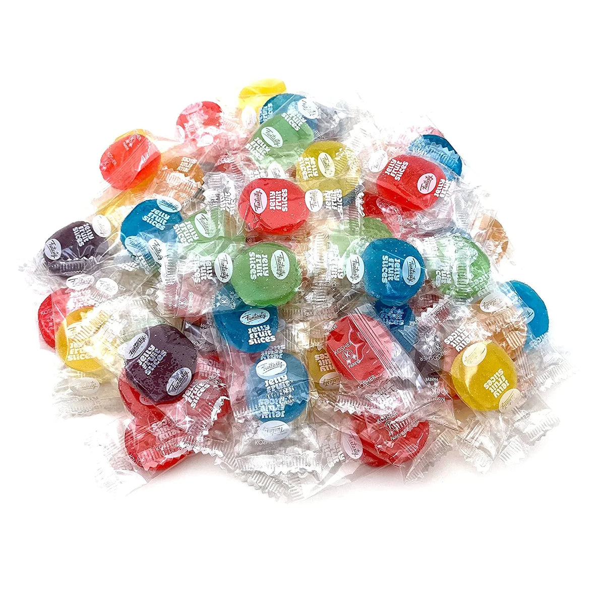 Fruit Disk Jelly Patties Candy, 2 Pounds J454106