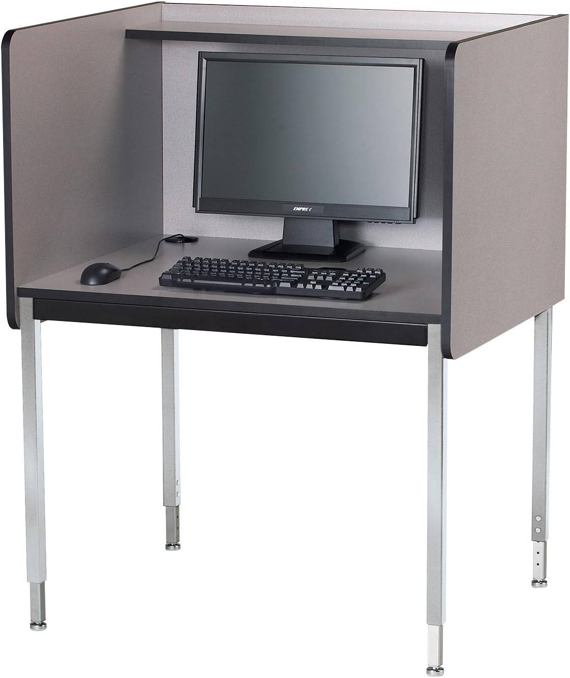 Medium Oak Computer Carrel Y742311