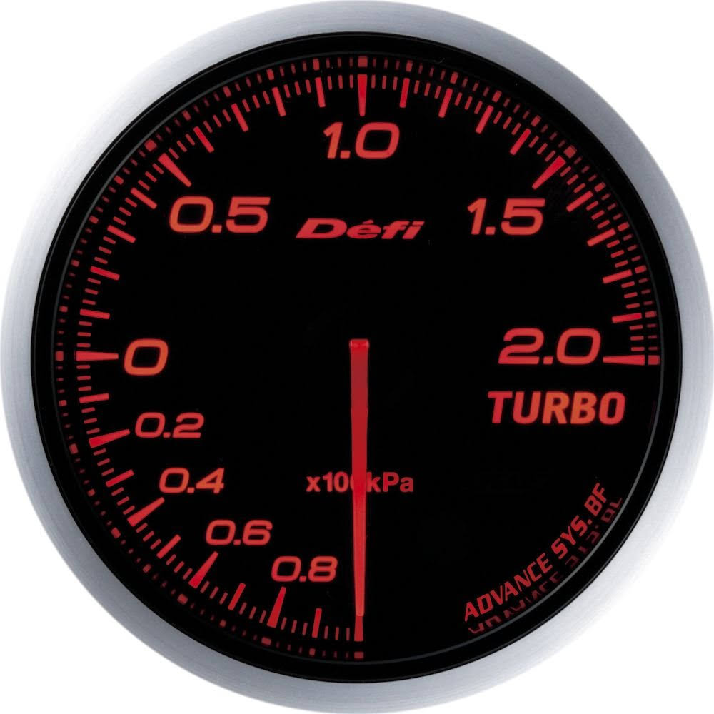 Red 60mm Boost Gauge O7012