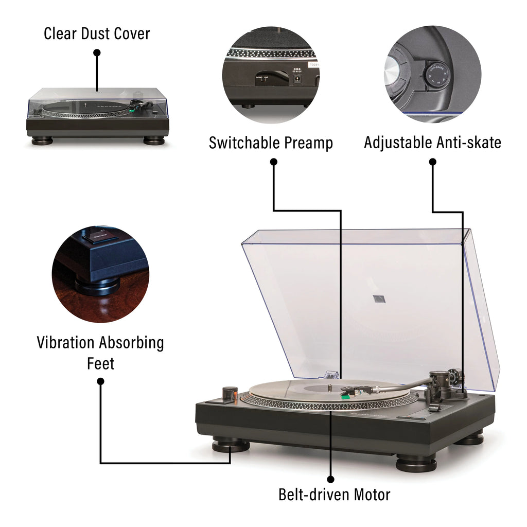 Vinyl Record Player with Speakers Turntable G788084