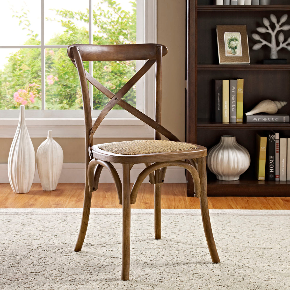 Walnut Dining Side Chair D40334