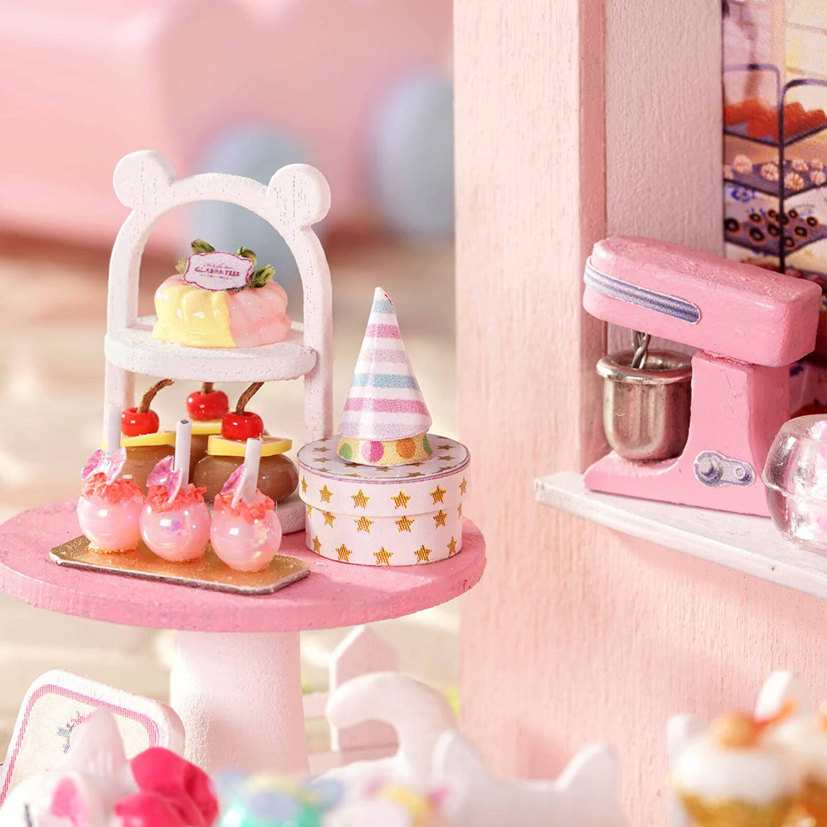 DIY Miniature Dollhouse Kit with LED M7826