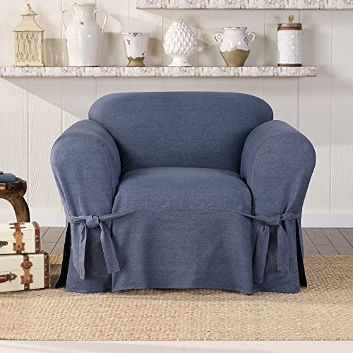 Indigo Cotton Sofa Slipcover A947045