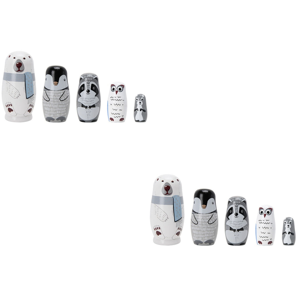 White Hand Drawing Dolls 2 Sets K2066