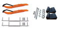 Orange XT Snowmobile Skis with 7.5" Shaper Bars Complete Kit X81075