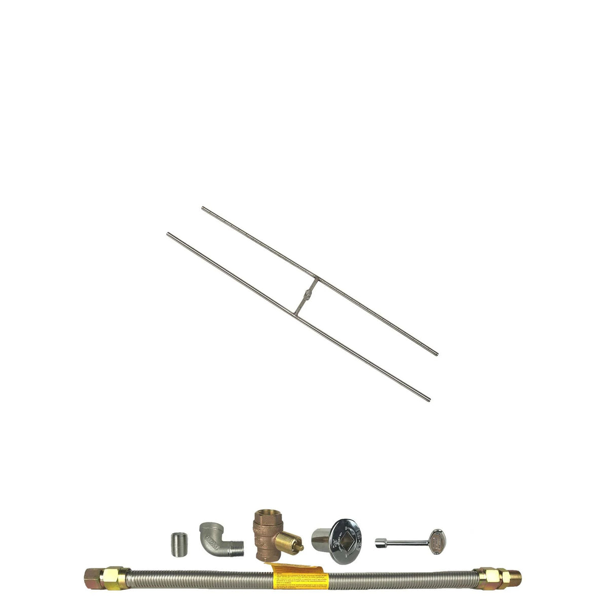60 inch x 10 inch Natural Gas Fire Pit Kit E26084