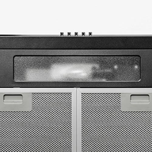 Black Stainless Steel Under Cabinet Range Hood G6894