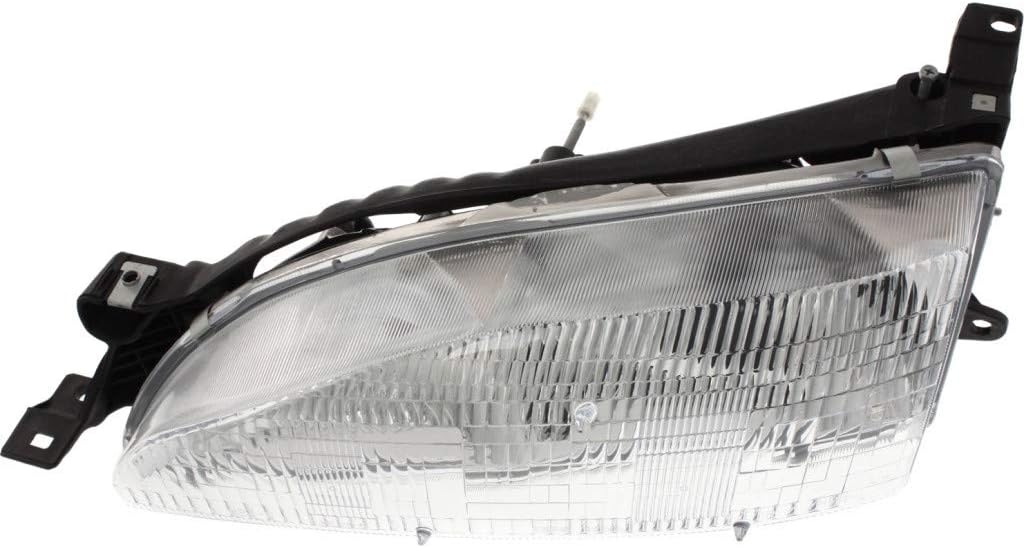 Driver Side Halogen Headlight for Toyota Camry 1995 1996 Pack of 2 X174981