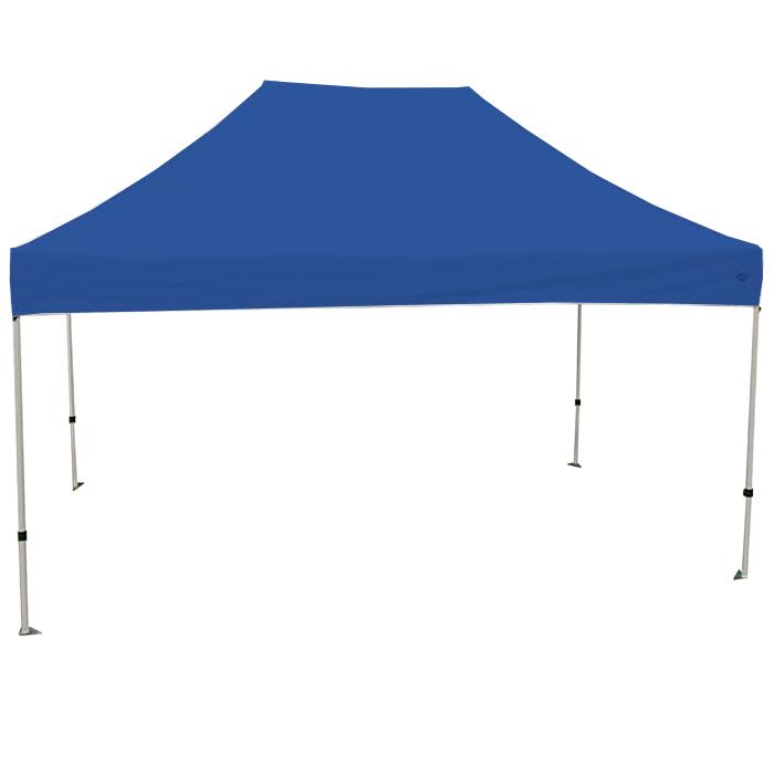 10 x 15 ft. White Instant Pop Up Tent with Blue Cover A1873