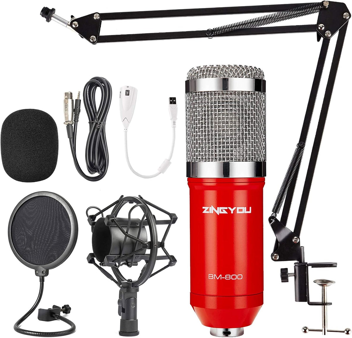 Gold Condenser Microphone Bundle, Pack of 2 J8063
