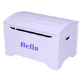 Solid Wood Toy Storage Chest Lavender Finish C283628