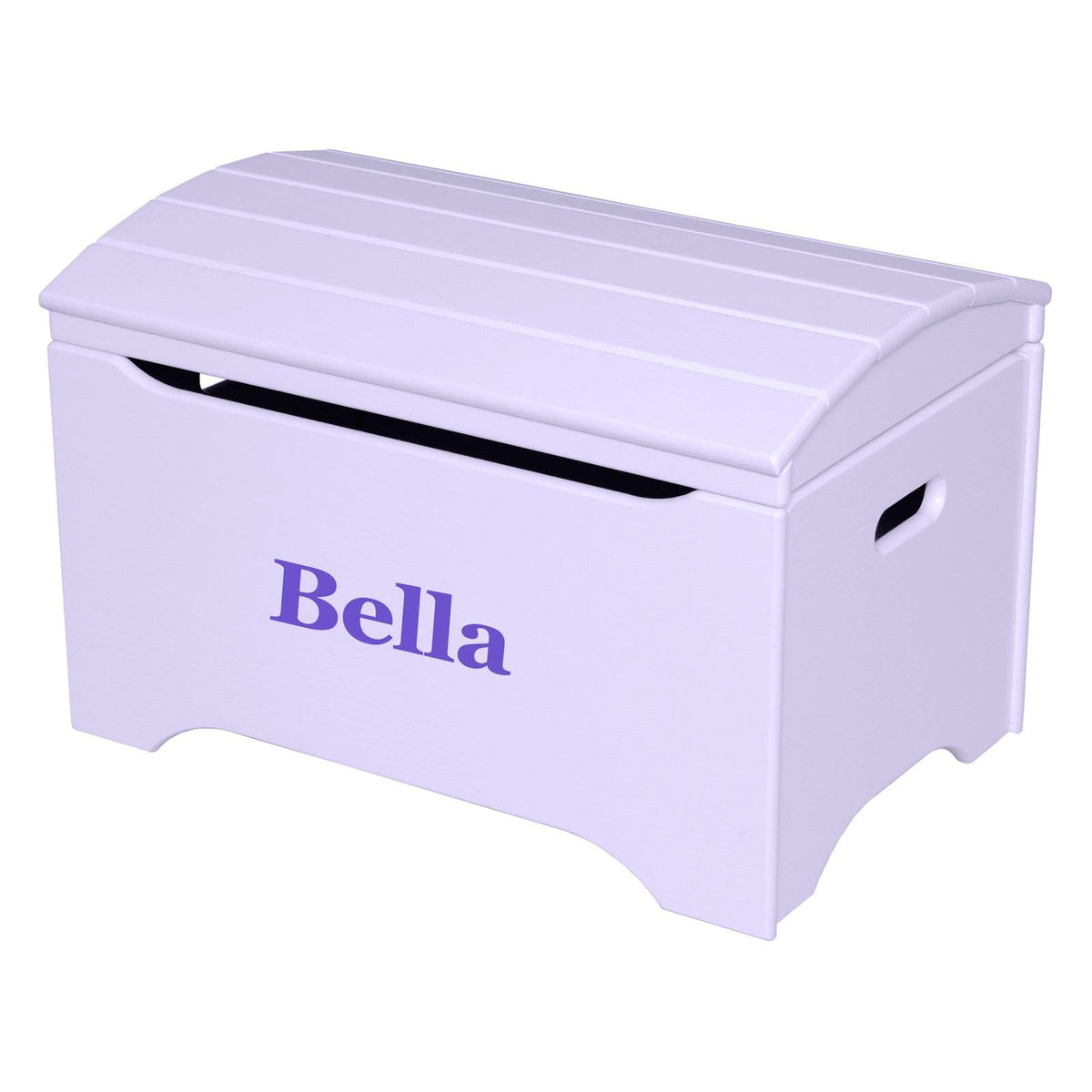 Solid Wood Toy Storage Chest Lavender Finish C283628