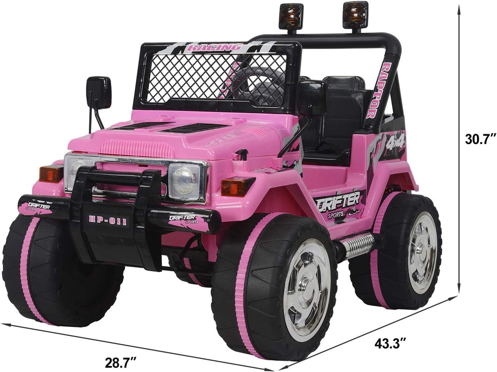 Pink 12V Kids Ride On Electric Car A3543