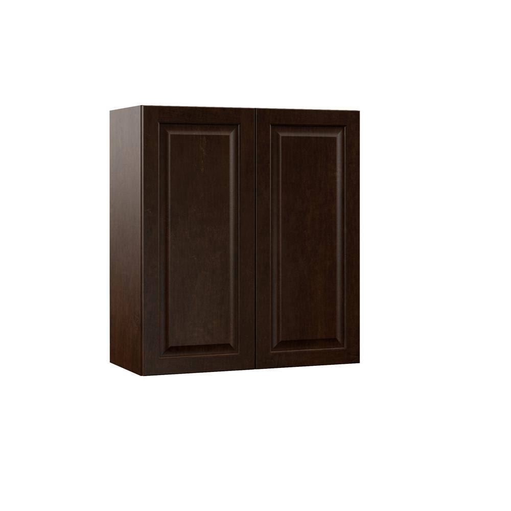 27x30x12 in. Wall Kitchen Cabinet in Espresso I483
