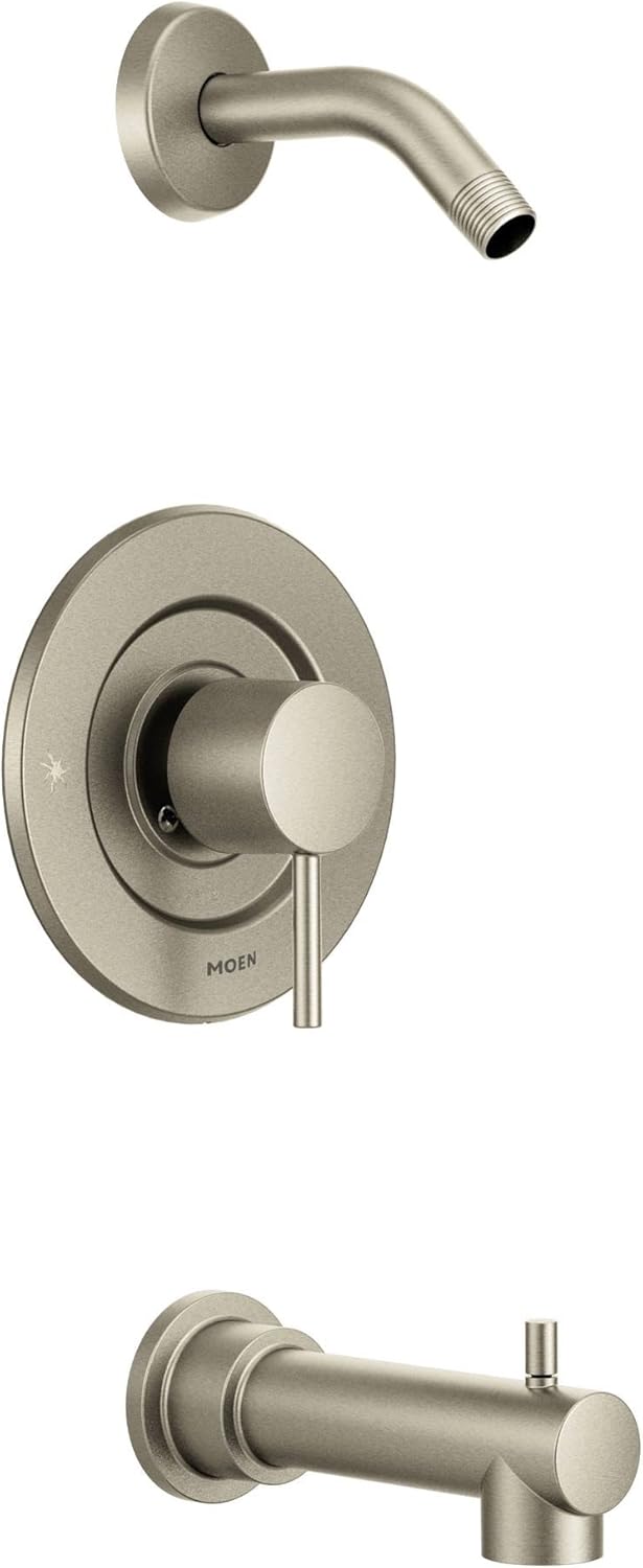 Brushed Nickel Tub and Shower Trim Kit Q8856