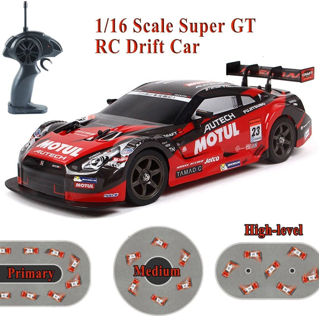 1/16 4WD RC Drift Car with 6 Battery and Drift Tire I71705