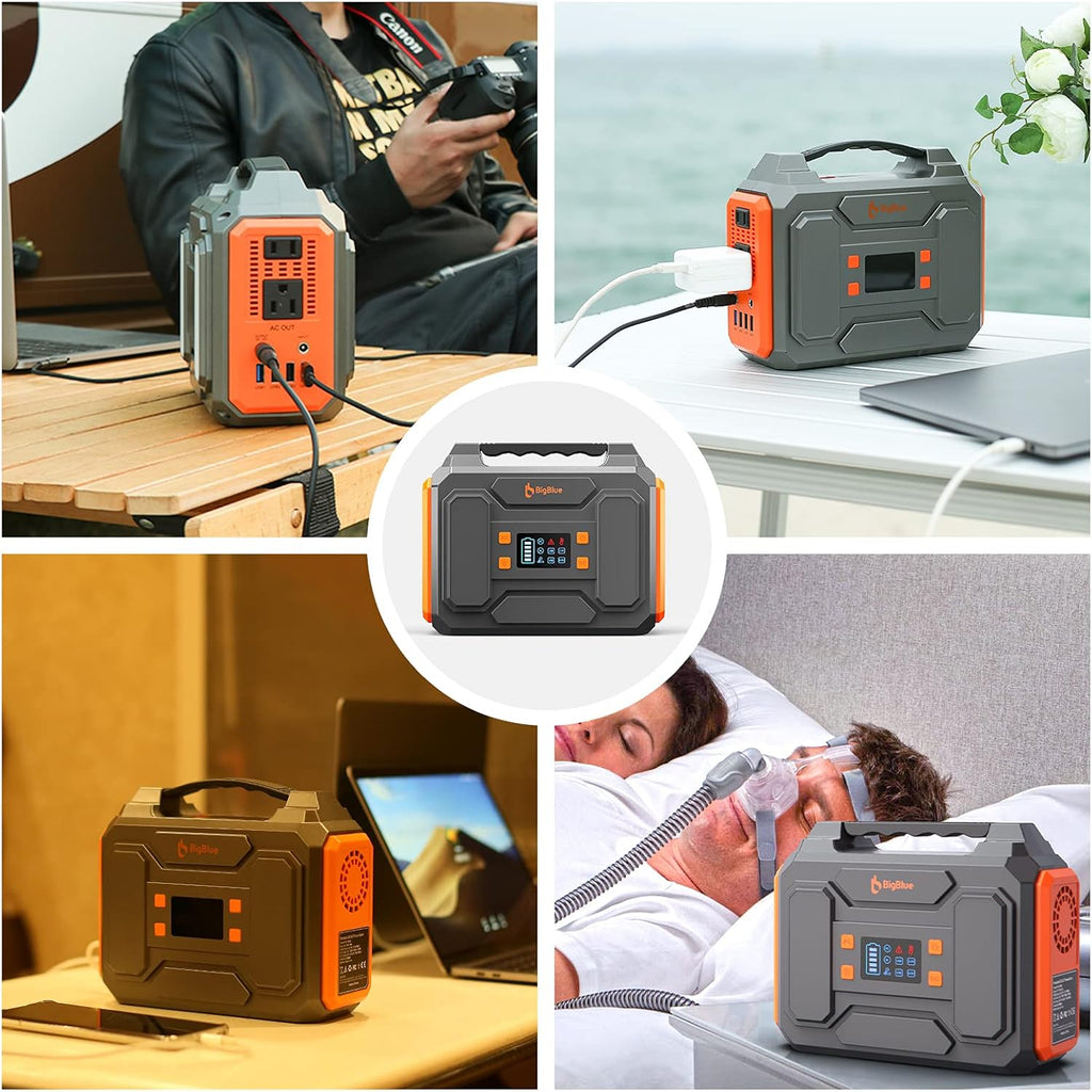 250Wh Portable Power Station Solar Generator with 120V AC Outlets C725822