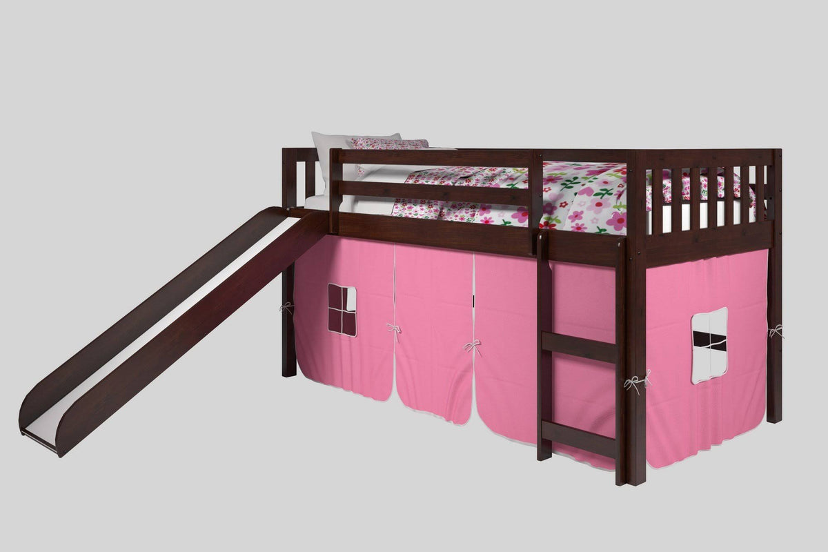 Cappuccino Low Loft with Zebra Tent Kit Y13267