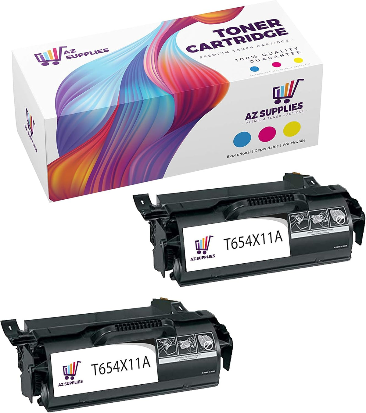 Black Toner Cartridge 2 Packs I41085