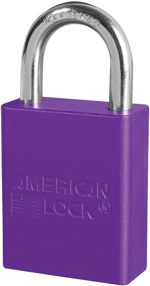 6 Pack Solid Aluminum Body Padlock S882936