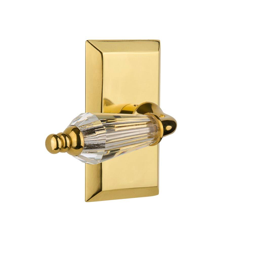 Polished Brass Passage Parlor Lever N845018