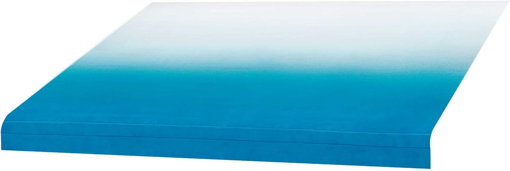 RV Awning Fabric Replacement 19 Foot Blue Heat Sealed D1580