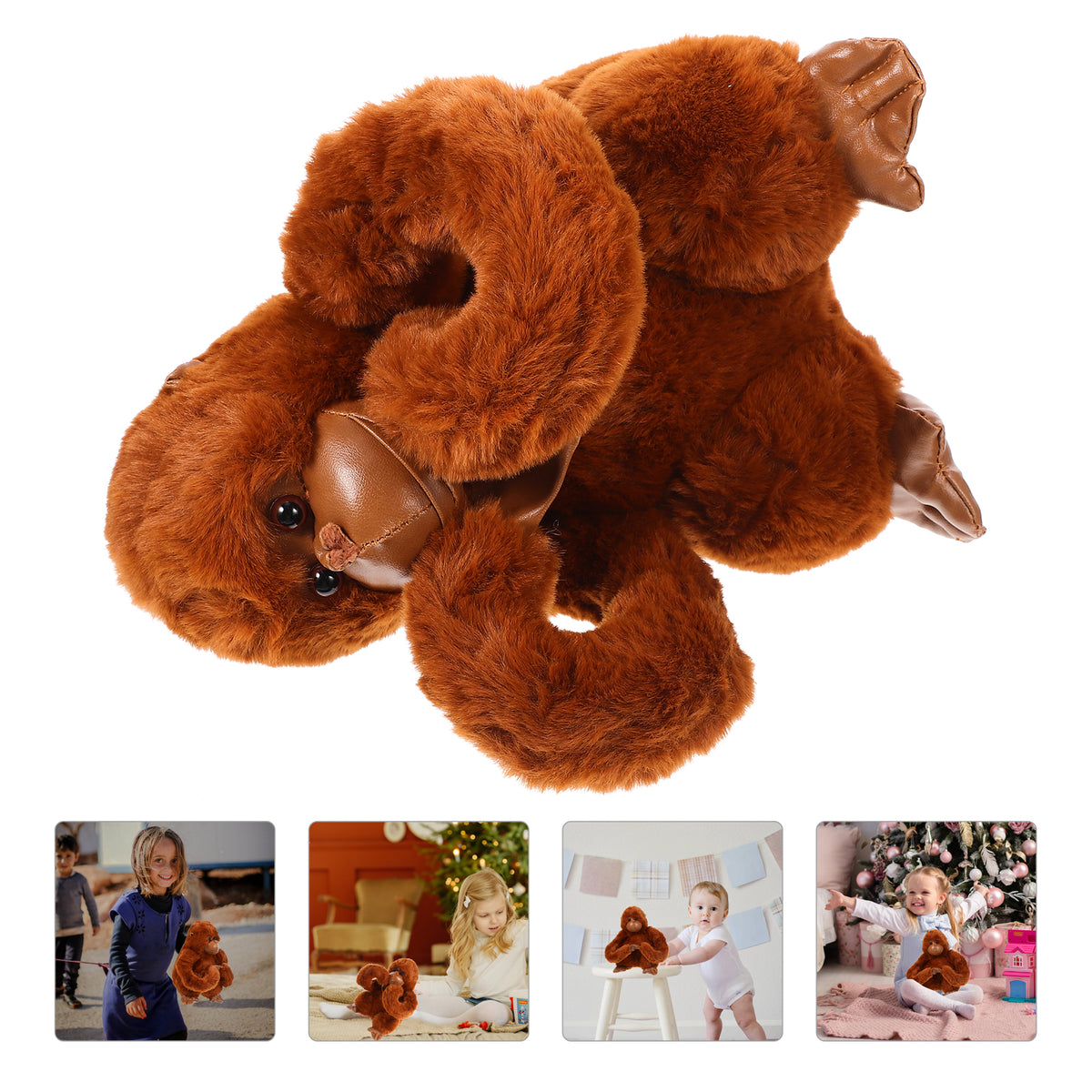 Large Plush Gorilla Stuffed Doll D7155